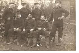 Pictured are seven men from Bernera off the Isle of Lewis, who spent most of the war in the Dutch internment camp. They are (standing left to right) Kenneth Macaulay,  Donald Macdonald, Norman Maclennan, Angus Maciver. Seated (from left to right) are Norman Macdonald, John Macdonald and Angus Macdonald. PIC: Bernera Historical Society.
