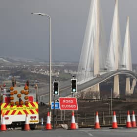 The Queensferry Crossing has been closed by falling ice three times within a year. Picture: Andrew Milligan/PA Wire