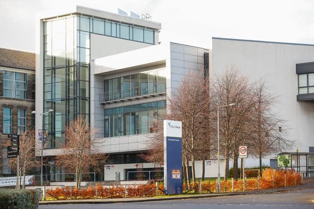 Fife College's St Brycedale Campus in Kirkcaldy (Pic: Scott Louden)