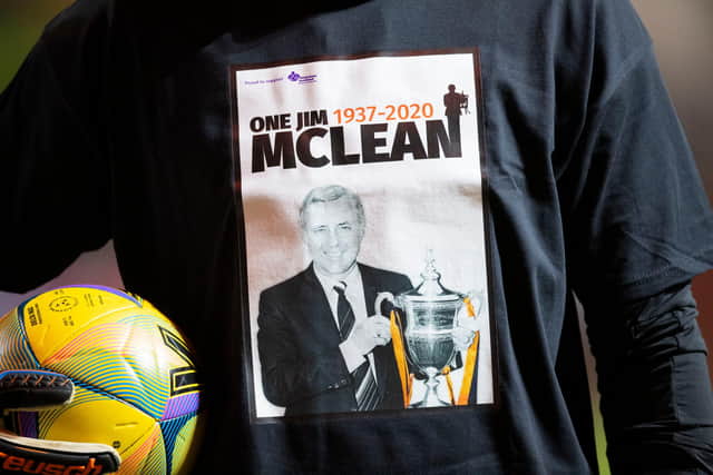 Former Dundee United manager Jim McLean passed away last Boxing Day.