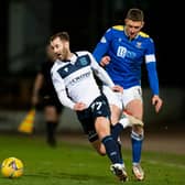 New signing Niall McGinn (left) looks like he will be a major asset for Dundee in their bid to avoid relegation (Photo by Mark Scates / SNS Group)