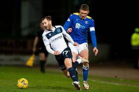 New signing Niall McGinn (left) looks like he will be a major asset for Dundee in their bid to avoid relegation (Photo by Mark Scates / SNS Group)