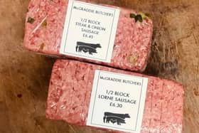 Square sausage, such as these by McGraddie Butchers of Shawlands in Glasgow, is a Scottish staple worth celebrating (Picture supplied)