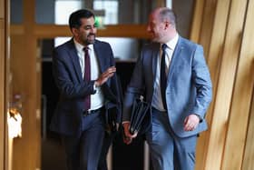 Scottish First Minister Humza Yousaf and Neil Gray, Cabinet Secretary for NHS Recovery, Health and Social Care.
