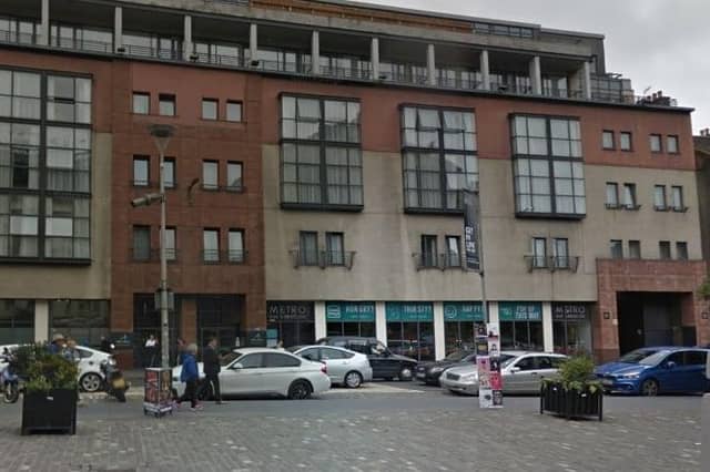 A man was found seriously injured with the underground car park at the Apex Grassmarket Hotel in Edinburgh. Picture: Google.