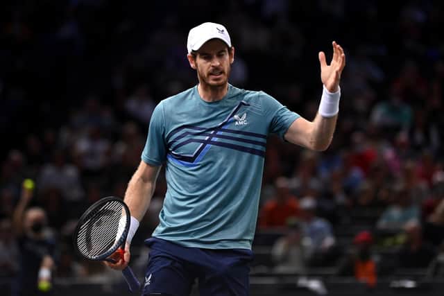 Andy Murray lost to Dominik Koepfer in a final-set tie-break.