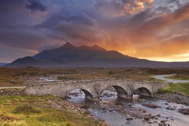 Mr MacPherson was seen walking in the direction of the Sligachan Bridge on Monday.