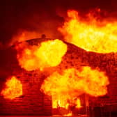 The increasing extent of wildfires in the western United States, like this one in Healdsburg, California, last year,  have been linked to climate change by scientists (Picture: Josh Edelson/AFP via Getty Images)