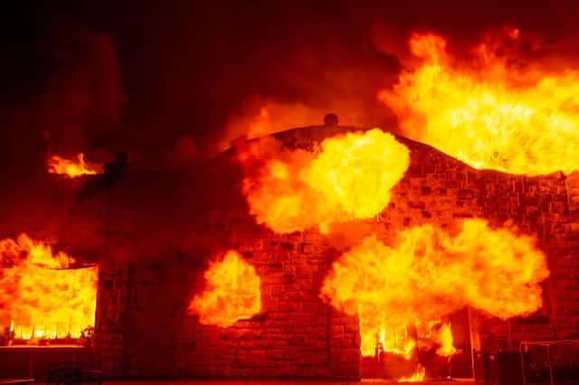 The increasing extent of wildfires in the western United States, like this one in Healdsburg, California, last year, have been linked to climate change by scientists (Picture: Josh Edelson/AFP via Getty Images)