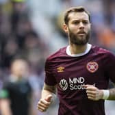 Hearts midfielder Jorge Grant has been left out of the squad for the Europa Conference League play-off tie against PAOK.  (Photo by Mark Scates / SNS Group)