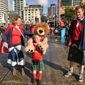 British and Irish Lions fans in Auckland during the 2017 tour of New Zealand.