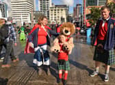 British and Irish Lions fans in Auckland during the 2017 tour of New Zealand.