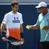 Andy Murray of Great Britian with his coach Ivan Lendl in 2017.  (Photo by Clive Brunskill/Getty Images)