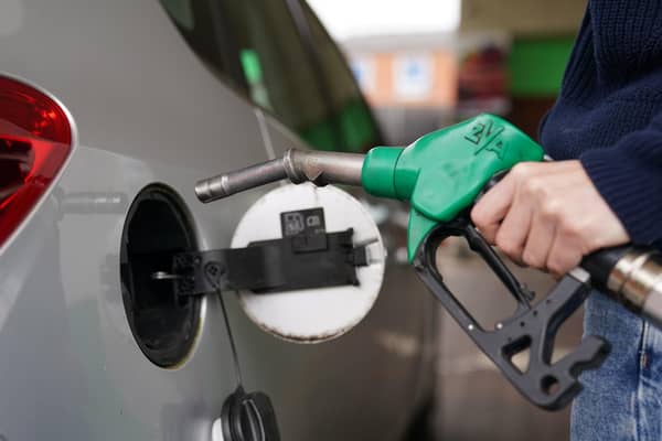 Higher prices at the pump propped up inflation last month and there are fears of further rises amid the conflict in the Middle East.