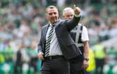 It's all thumbs-up for Brendan Rodgers as Celtic overcame Rangers.
