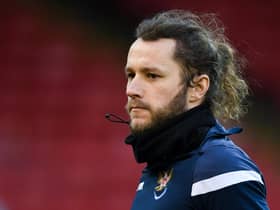 St Johnstone striker Stevie May is hoping to see some action in the Betfred Cup final against Livingston  (Photo by Craig Foy / SNS Group)