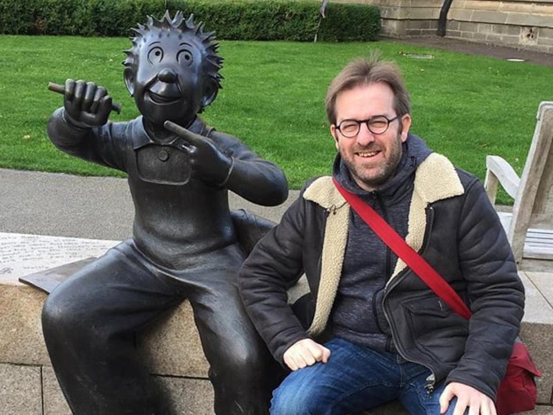 This historical landmark is located in Dundee. It pays homage to the famous Scottish comic book character Wullie who is a young lad from the fictional town of Auchenshoogle. The iconic comic strip first appeared on March 8, 1936.