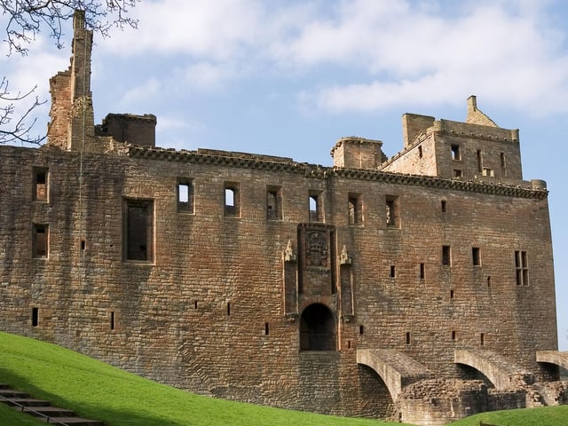 Linlithgow Palace stands in as Wentworth prison in Outlander, where Jamie is incarcerated and tortured by Black Jack Randall in Season 1. Found a few miles outside of Edinburgh, the castle has a long history with Scottish royalty, and was the birthplace of Mary, Queen of Scots.