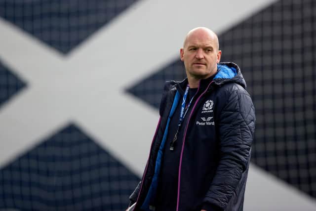 Gregor Townsend has picked a Scotland a side containing 12 of the team which started at Twickenham last year.  (Photo by Craig Williamson / SNS Group)