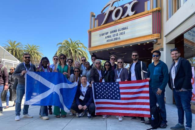 The Startup Grind Scotland cohort during the Silicon Valley trip