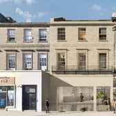 How the former car rental office at 10 Picardy Place in Edinburgh city centre would look converted into a hotel.