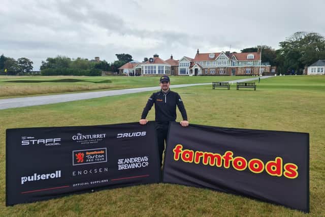 Craig Lawrie won the Farmfoods Paul Lawrie Match Play Championship at Muirfield, where he beat Kieran Cantley 8&6 in the final. Picture: Tartan Pro Tour