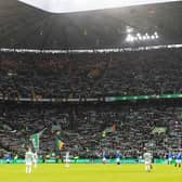 Celtic Park was decked out solely with home fans - and the spectacle suffered as a result.
