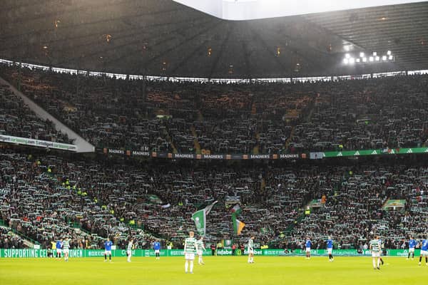 Celtic Park was decked out solely with home fans - and the spectacle suffered as a result.