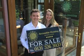 Michael Connolly and Sarah Baum, the creators of Accessible Housing Scotland. Picture: contributed.