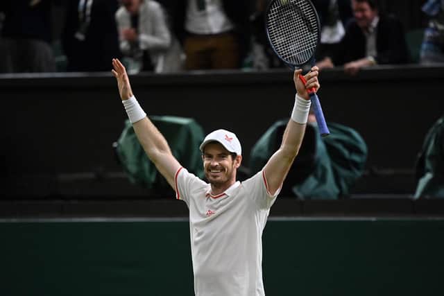 Andy Murray reunited with wedding ring and tennis shoes after social media appeal. (Picture credit: Ben Stansall/AFP via Getty Images)