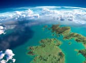 Detailed fragments of Scotland and the UK, as taken by Nasa