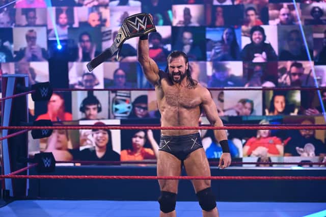 WWE champion Drew McIntyre grew up a Rangers fan in Prestwick (Picture: WWE)