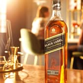 FTSE-100 drinks company Diageo has a vast portfolio that includes Johnnie Walker whisky, pictured, Guinness stout and Smirnoff vodka.