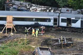 The fatal railway accident occurred in August 2020, when a passenger train hit a landslip, near Carmont