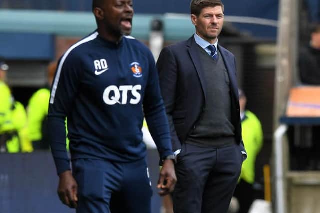 Alex Dyer and Steven Gerrard go head to head at Rugby Park in the lunchtime kick-off
