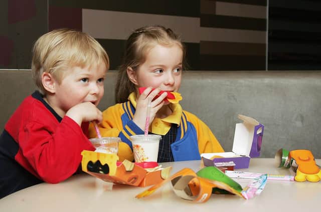 It's fairly well established that large numbers of children like McDonald's (Picture: Kristian Dowling/Getty Images)