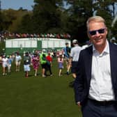 CEO of the PGA European Tour Keith Pelley pictured earlier this year at The Masters. Picture: Andrew Redington/Getty Images.