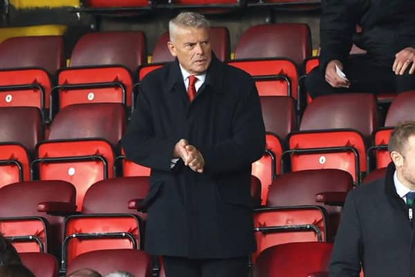 Aberdeen chairman Dave Cormack is seeking a new manager after dismissing Stephen Glass 11 months into his Pittodrie managerial career. (Photo by Craig Williamson / SNS Group)