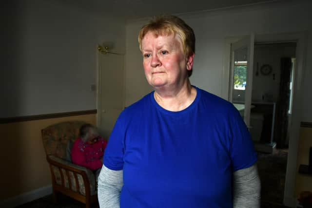 Joyce Langlands is trapped in a home with her elderly mother, who has dementia and is physically violent. Picture: Michael Gillen