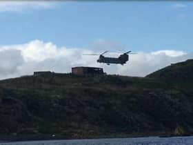 In the past Chinooks have been spotted landing on Inchkeith