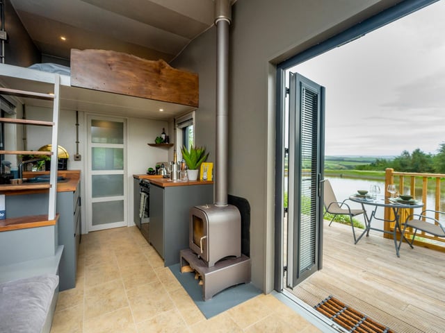 The ingeniously-designed interior has everything you need for a relaxing break.