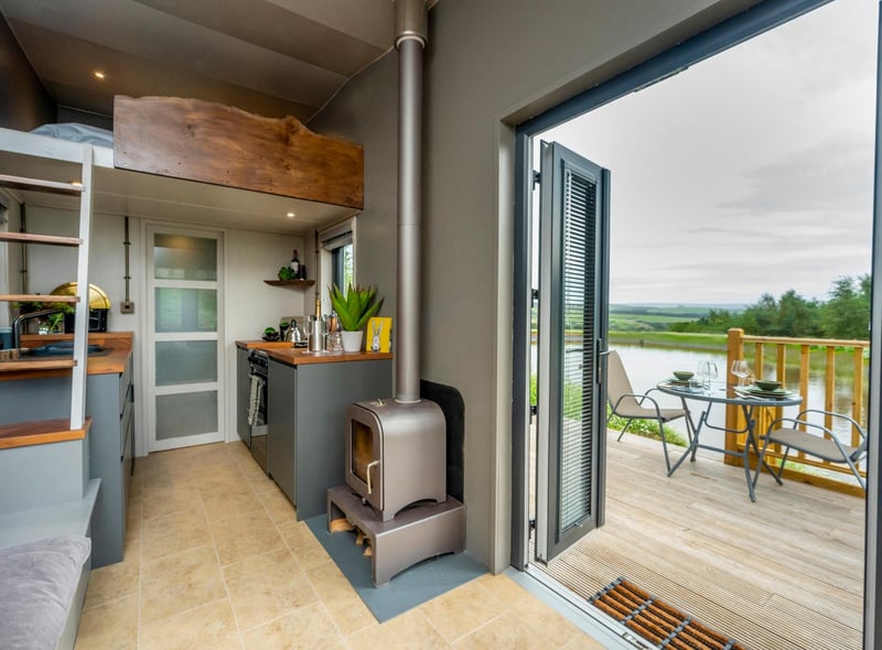 The ingeniously-designed interior has everything you need for a relaxing break.