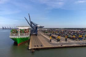 Felixstowe is the biggest and busiest container port in the UK. Picture: Joe Giddens/PA Wire