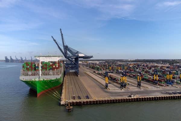 Felixstowe is the biggest and busiest container port in the UK. Picture: Joe Giddens/PA Wire