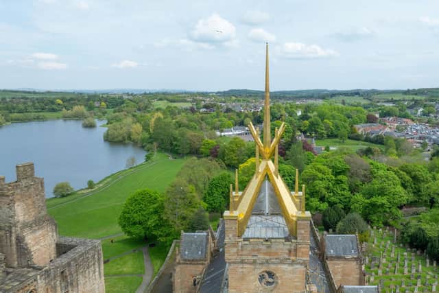 The Crown of Thorns spire of St Michael’s Parish Church in Linlithgow. Picture: Church of Scotland