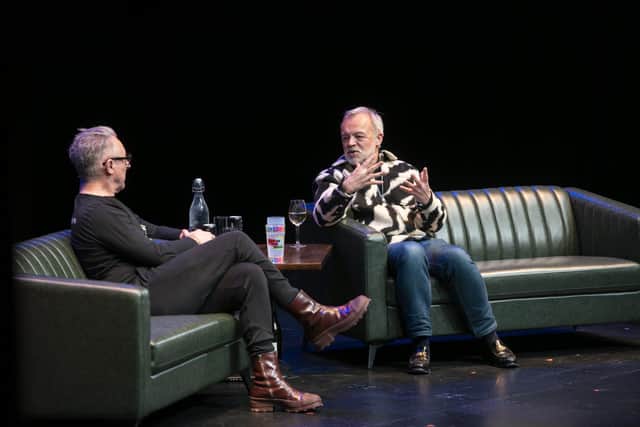 Alan Cumming and Graham Norton  at Out in the Hills