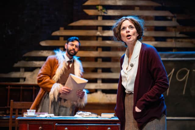 Susan Coyle and Adam Buksh in Nan Shepherd Naked and Unashamed – Photo by Tommy Ga-Ken Wan