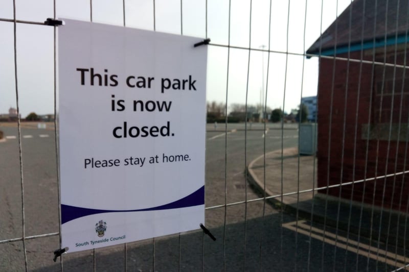 Car parks were closed to encourage people to stay at home at the onset of lockdown in spring 2020.