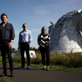 Heather Trodden, Dave Hughes, Derek Mathieson and Emma Loedel of Novosound. Picture: Stewart Attwood