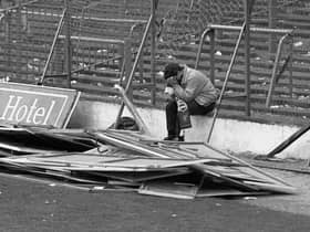 File photo dated 15/04/89 of a young Liverpool fan sitting with his head in his hands after the FA Cup Semi Final game between Liverpool and Nottingham Forest at Hillsborough.